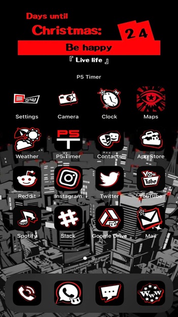 Persona 5 Widget 1