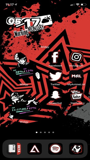 Persona 5 Widget 5