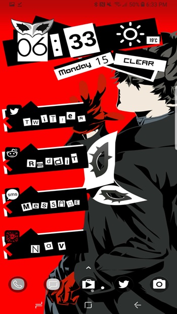 Persona 5 Widget 2