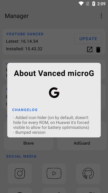 Vanced microG 5